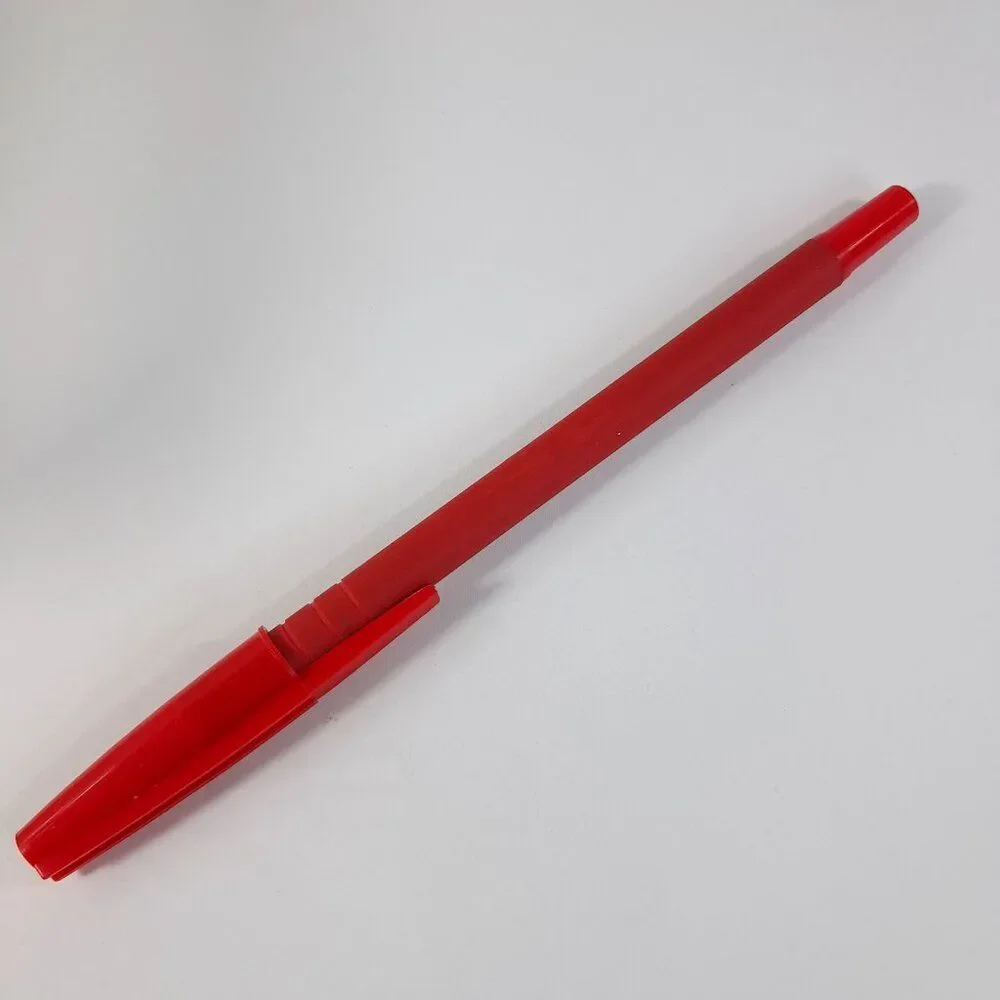 PaperMate Flexgrip  Ballpoint Pen Red Ink Medium rubberized barrel cushion grip‎